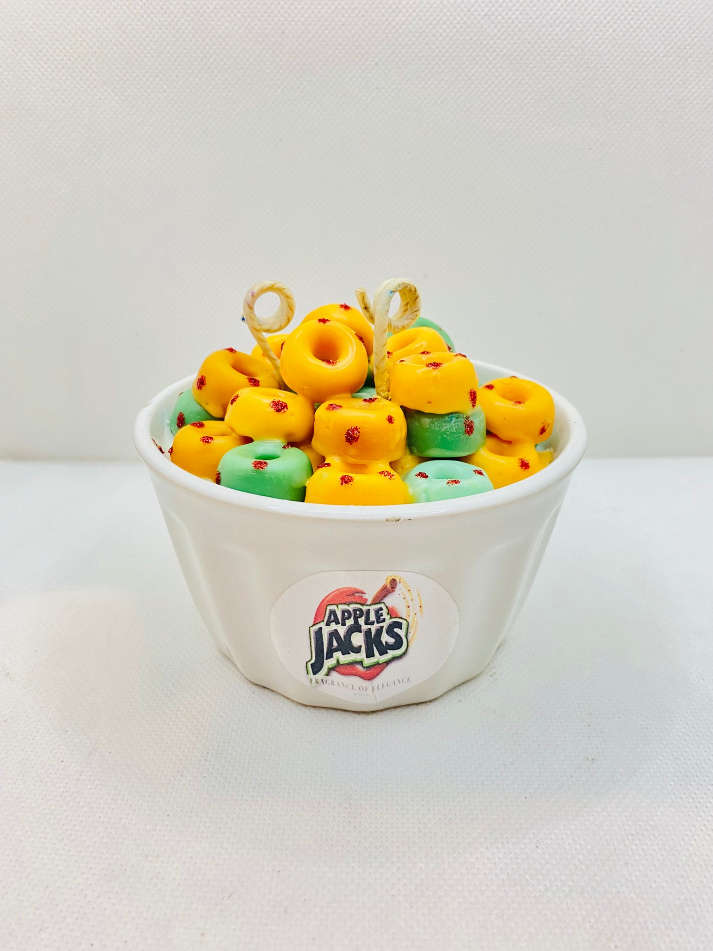 Apple Jacks candle