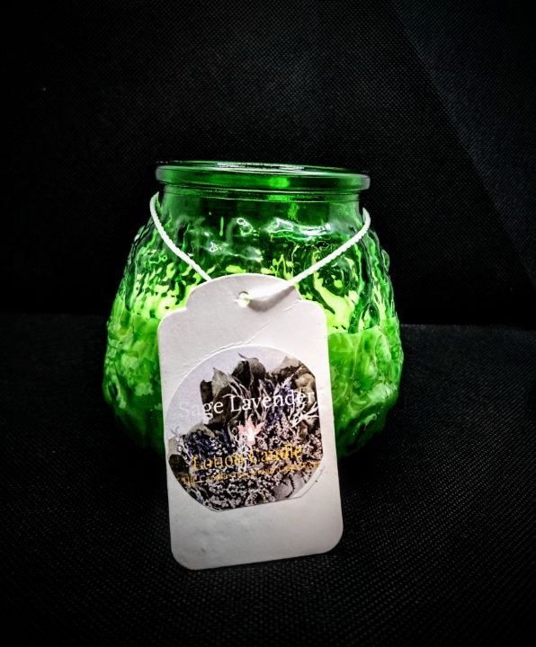 Sage Lavender lotion candle