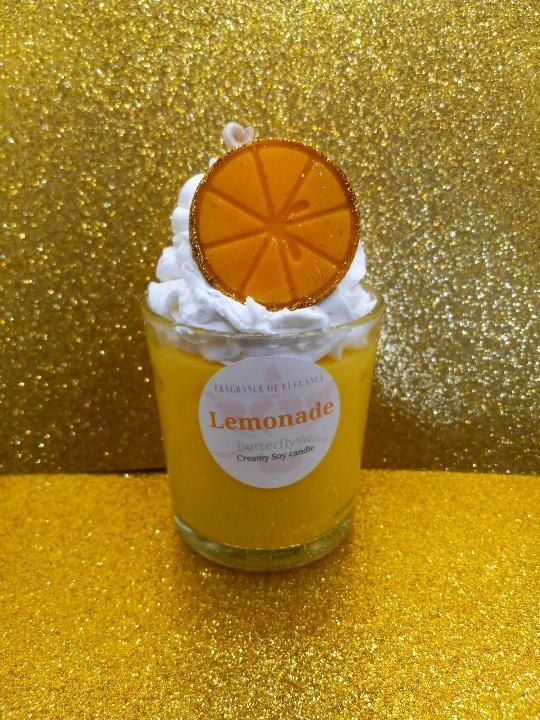 Lemonade Pastry Dessert Candle