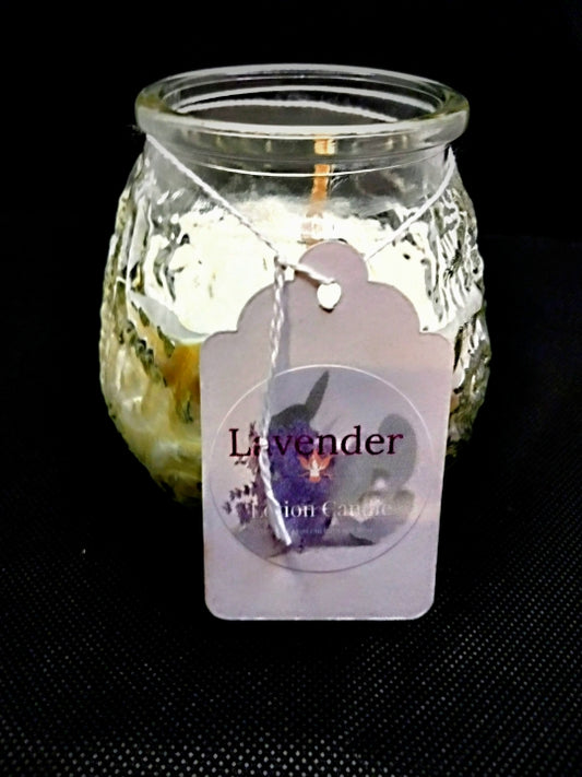 Lavender lotion candle