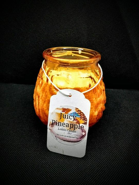 Pineapple lotion candle