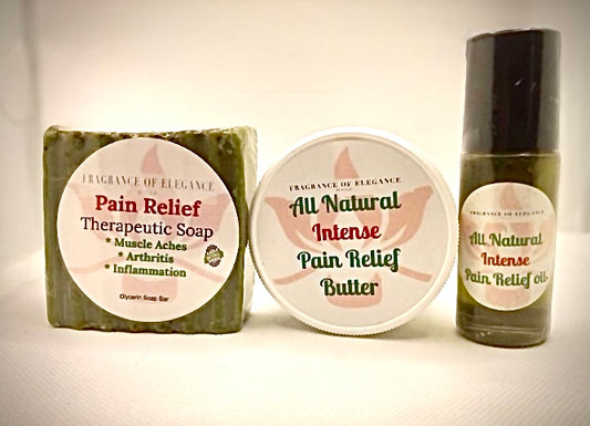Pain Relief 3pc set - Fragrance of Elegance