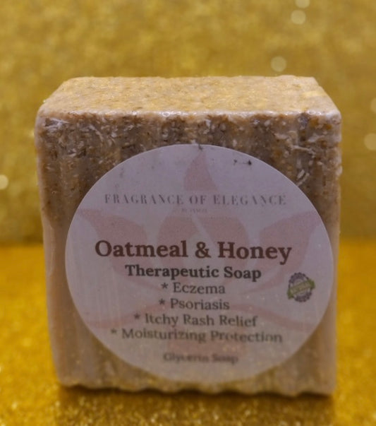 Oatmeal and Honey Soap Bar - Fragrance of Elegance